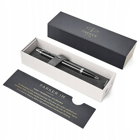 PARKER IM długopis Black Lacquer CT M