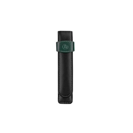 ETUI TG 12 SKÓRA CZARNO/ZIELONA PELIKAN