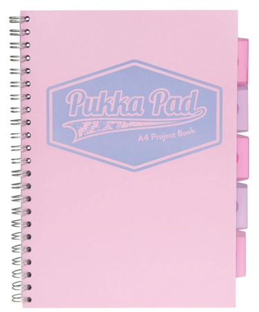 Kołozeszyt Pukka Pad pastel różowy A4