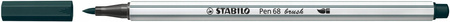 Flamaster STABILO Pen 68 Brush oliwkowystabilo