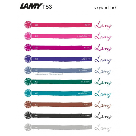 Atrament Lamy T53 TOPAZ