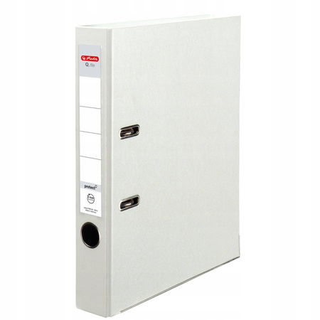 Segregator Herlitz Q.file 5 cm BIAŁY