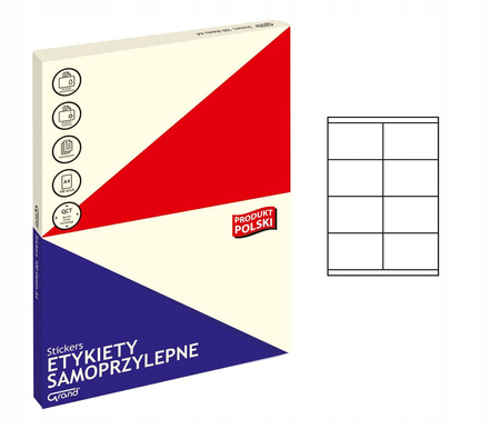 Etykiety samoprzylepne GRAND - 028 105x70 mm