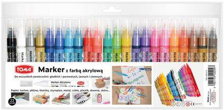 MARKER AKRYLOWY 402 ZESTAW 22SZT.