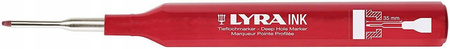 MARKER LYRA DO GŁĘBOKICH OTWORÓW CZERWONY FILA