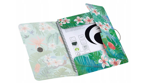 Herlitz Teczka rysunkowa A4 z gumką Ladylike Jungle