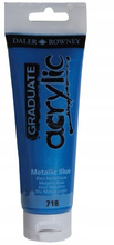 Farba akrylowa Daler Rowney 718 Metallic Blue