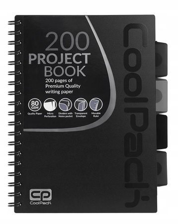 Kołobrulion B5 200 stron Black CoolPack 94146CP