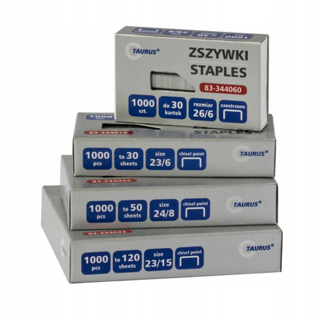 ZSZYWKI TAURUS 23/24 1000 szt.