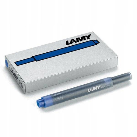 Niebieskie naboje Lamy T10 opakowanie 5 sztuk