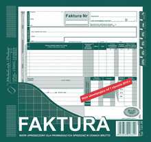 Faktura w cenach brutto M i P 122-2E 2/3 A4 80