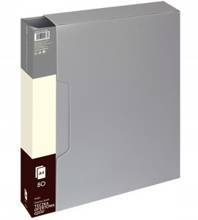 Teczka ofertowa Grand A4 80 koszulek szara