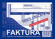 Druk faktury netto Michalczyk iProkop 100-3E A5 80