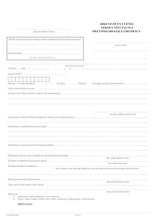 Arkusz ocen dla uczniów szkoły specjalnej przysposabiającej do pracy