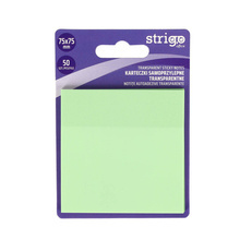 Karteczki Strigo samoprzylepne neon różowe 75x75