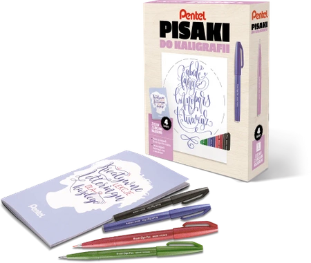 Zestaw do liternictwa Pentel