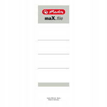 Etykieta samoprzylepna Herlitz maX.file 8 cm