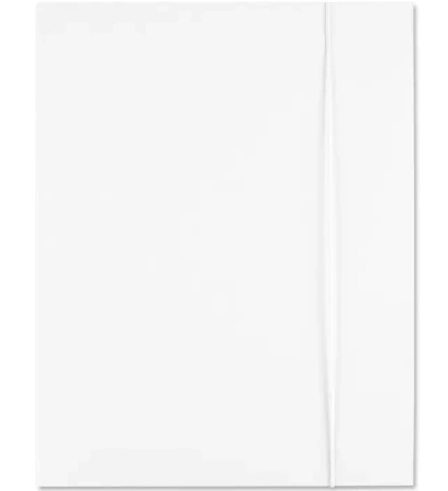 Teczka z gumką A4 COSMO biała