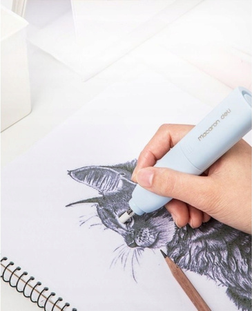 DELI GUMKA ELEKTRYCZNA Z WIATRACZKIEM MIX KOLORÓW