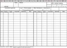 Kartoteka magazynowa Druk Pu-Gm-130 100 szt.