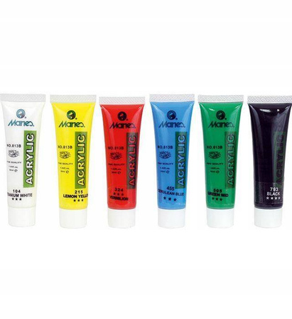 Farby akrylowe 6 kol. Maries 30 ml