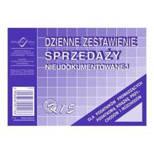 Dzienne zest. sprz.księ.nieudok.