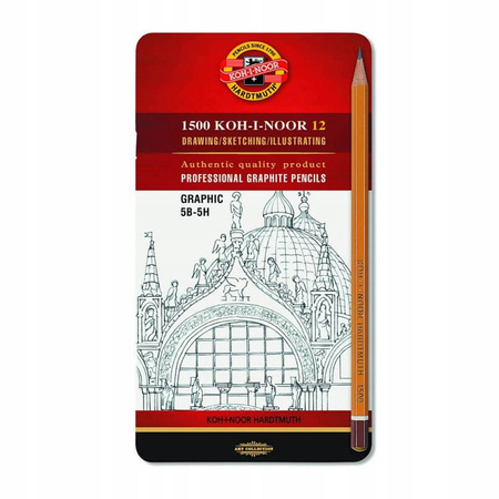 ZESTAW OŁÓWKÓW KIN 5B-5H KPL