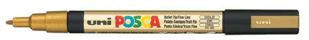 MARKER UNI POSCA PC-3M ZŁOTY NR 25