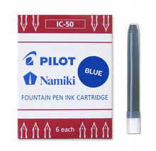 Naboje atramentowe NAMIKI IC-50 NIEBIESKIE op.6szt