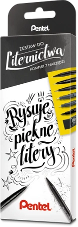 Zestaw Pentel do liternictwa