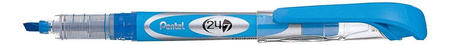 Błękitny zakreślacz w piórze Pentel SL12
