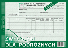 Zwrot VAT dla podróżnych M i P 180-1-U A4 80
