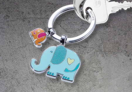 BRELOK TROIKA RUSSELBANDE, EMALIOWANY METAL