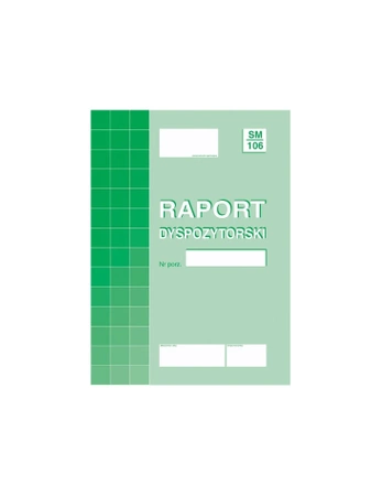 RD Raport Dyspozytorski A4 (SM/106)