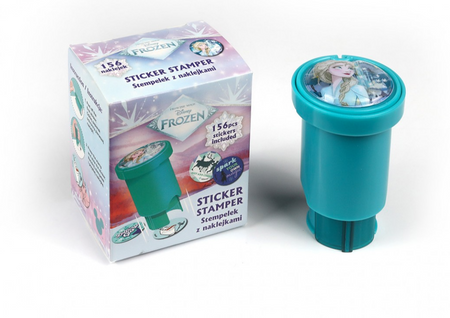 STEMPEL Z NAKLEJKAMI MIX 2 WZ FROZEN  DISNEY CORE COOLPACK