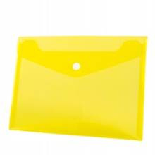 Koperta A5 Tetis BT610 na zatrzask ŻÓŁTA