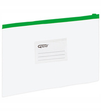 Koperta z zamkiem strunowym GrandEC009B A4 zielona