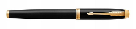 PARKER IM pióro wieczne Black Lacquer GT F