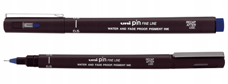Cienkopis UNI PIN-200 końcówka 0,1 mm Niebieski