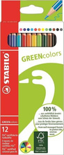 Kredki STABILO GREENcolors etui 12 szt. FSC
