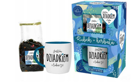 Set Pan Dragon kubek + herbata Dziadek