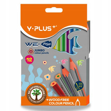 Kredki bezdrzewne Y-PLUS WE-FISH JUMBO