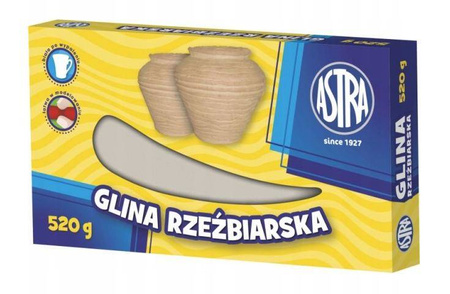 Astra Glina rzeźbiarska 520gram naturalna