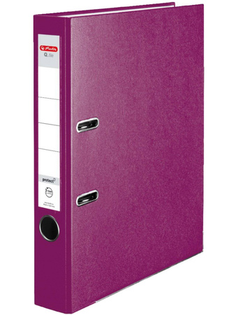 Segregator Herlitz Q.file 5 cm JAGODOWY