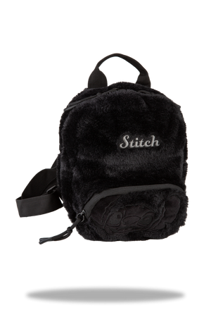 DISNEY FLUFFY PLECAK DZIECIĘCY STITCH BLACK