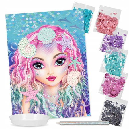 Zestaw z cekinami Diamond Picture Top Model