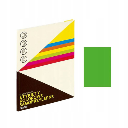 Etykieta samoprzylepna GRAND - 063 A4 zielona