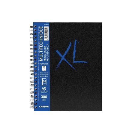 Blok_Mix-med. XL Mix-media A5 300g 40A średnioziarn. Tw.opr. Spr_Dł.Bk FILA