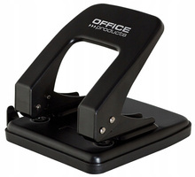 Dziurkacz do 40 kartek metal czarny biurowy