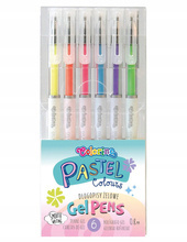 Długopisy żelowe Pastel 6 kolorów Colorino